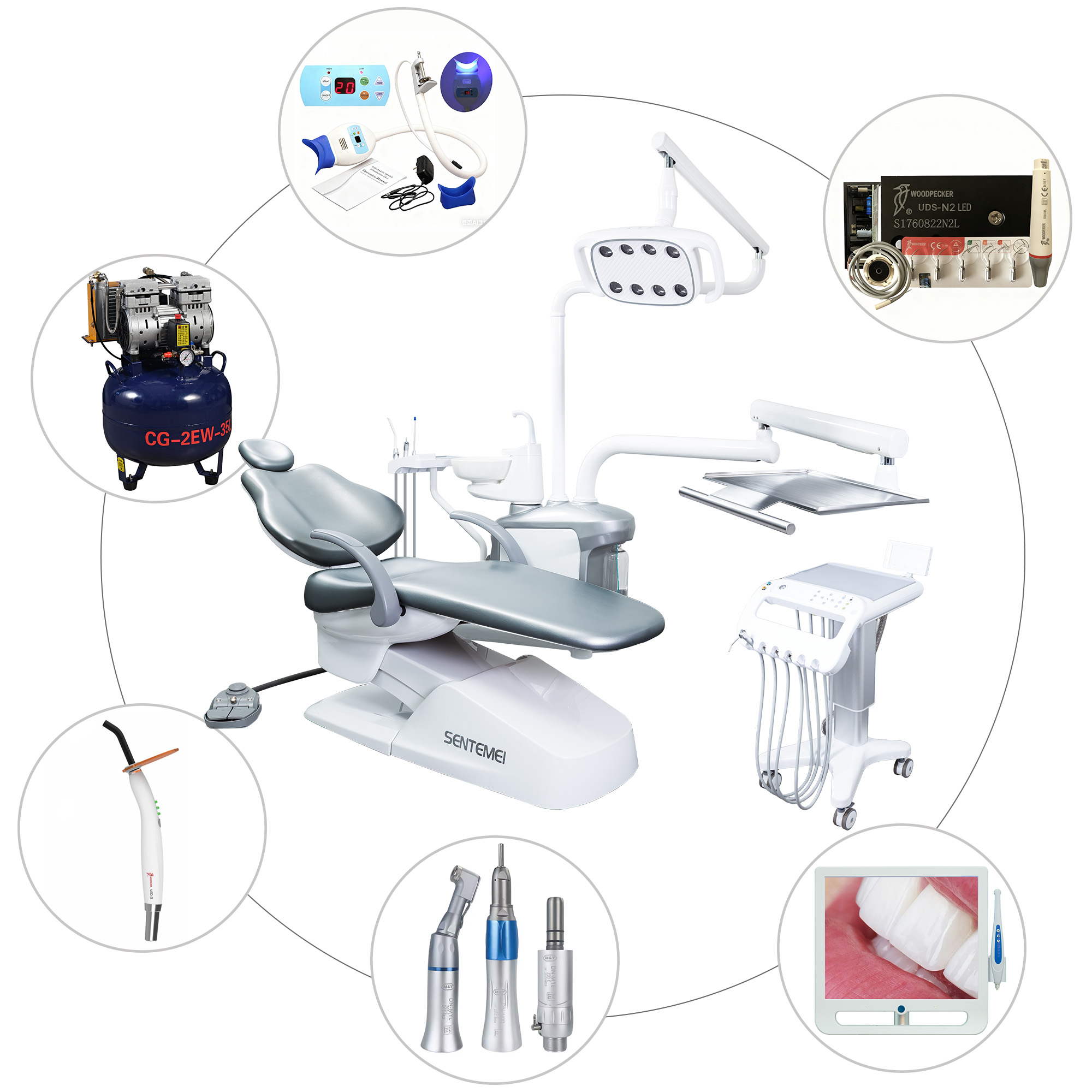 Dental Chair Unit Complete - Yüksek Kaliteli Diş Hekimliği Koltuğu Komple