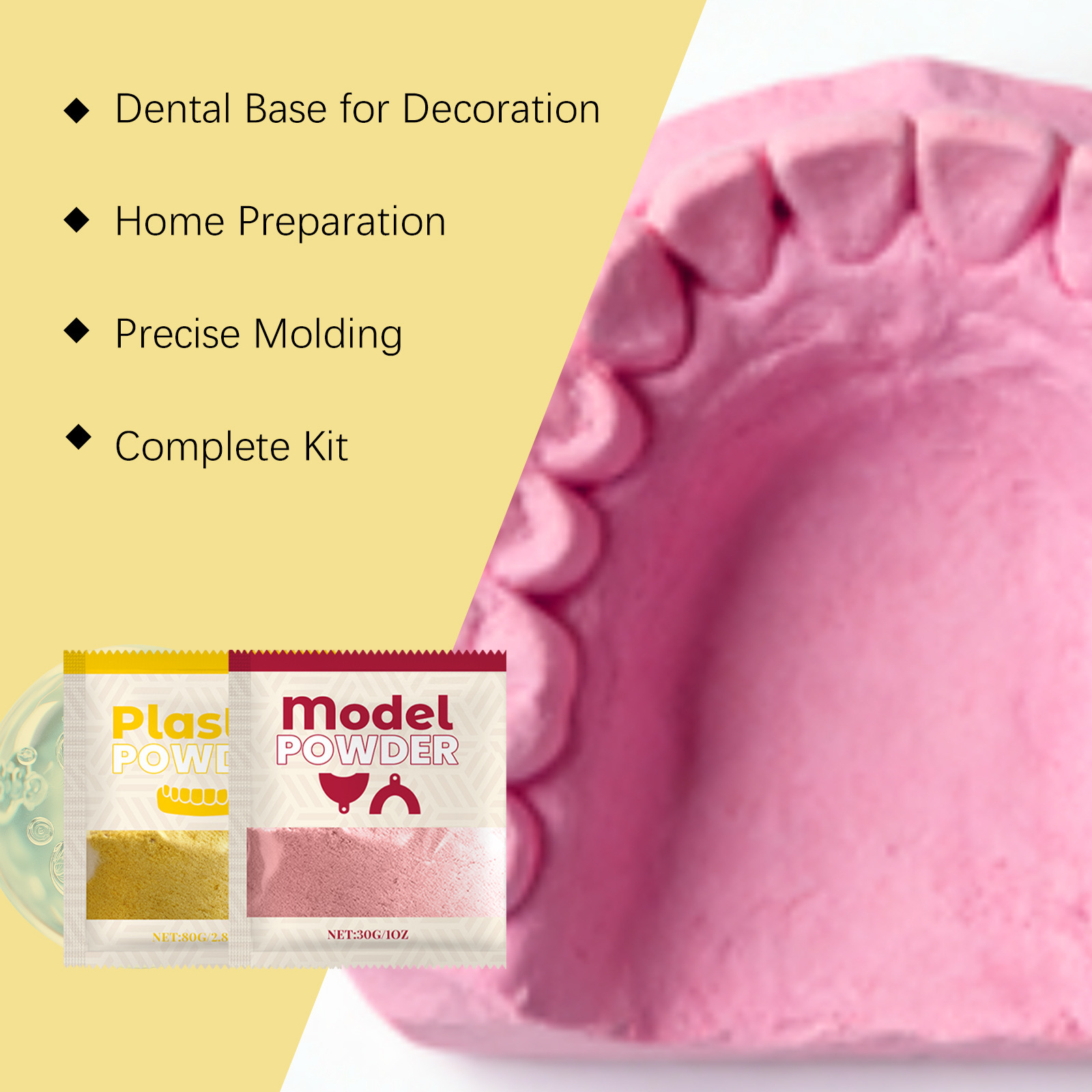 Dental Impression Material Kit - Diş Modeli Seti, Kendin Yap (DIY)