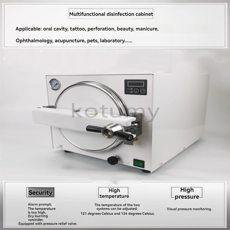 Dental Autoclave Sterilizer 18L - 18L Taşınabilir Diş Hekimliği Otoklavı Dikey