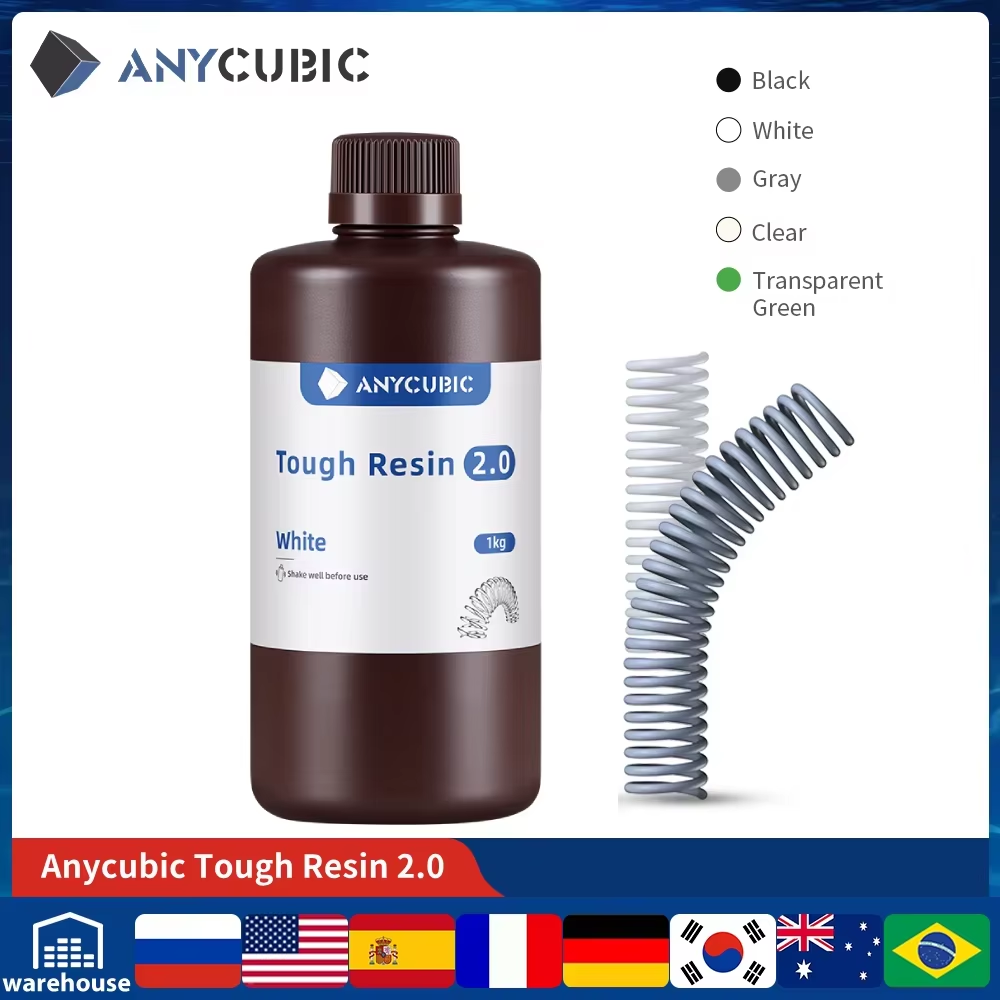 Dental 3D Printer Resin - ANYCUBIC Esnek Sert Reçine 2.0 405nm