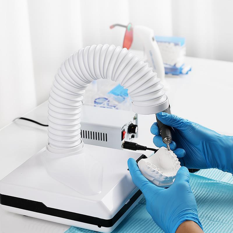 Dental Lab Dust Collector - 60W LED diş elektrikli süpürge toz