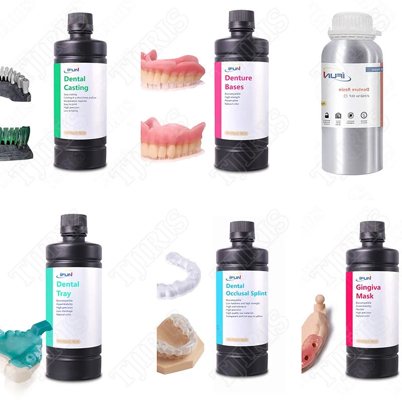 Dental 3D Printer Resin - IFUN 1 kg 3D Yazıcı Reçinesi,