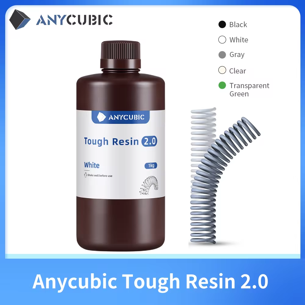 Dental 3D Printer Resin - Anycubic Esnek Sert Reçine 2.0 LCD