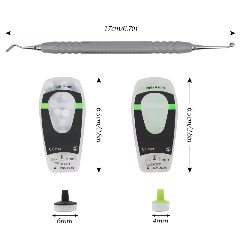 Dental Impression Material Kit - Diş Kompozit Kiti, Köpük Ped Kalıplama