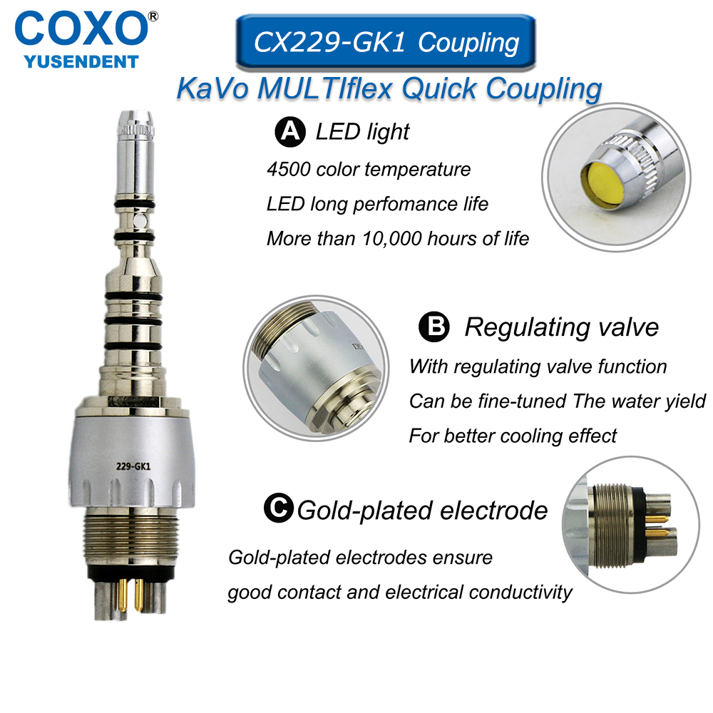 COXO diş hızlı kuplaj LED Fibe - Dental Handpiece Low Speed incelemesi ve fiyatı