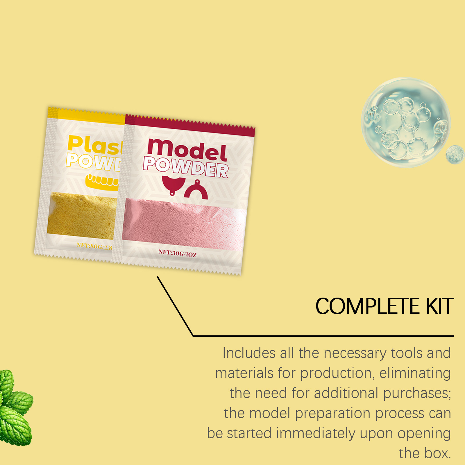 Diş Modeli Seti, Kendin Yap (D - Dental Impression Material Kit incelemesi ve fiyatı