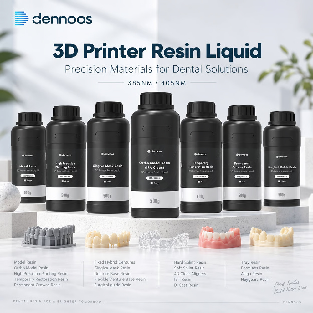 3D Yazıcı Reçinesi, Diş Labora - Dental 3D Printer Resin incelemesi ve fiyatı