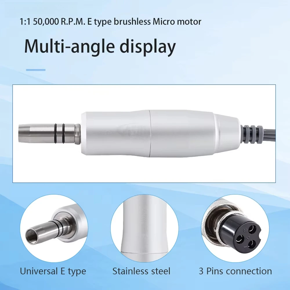 E-tipi 50k RPM Fırçasız Mikrom - Dental Lab Micromotor 50K Rpm incelemesi ve fiyatı