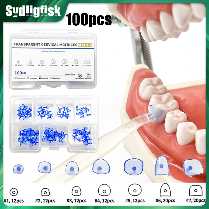100 adet/takım Diş Matris Mavi - Dental Impression Material Kit incelemesi ve fiyatı