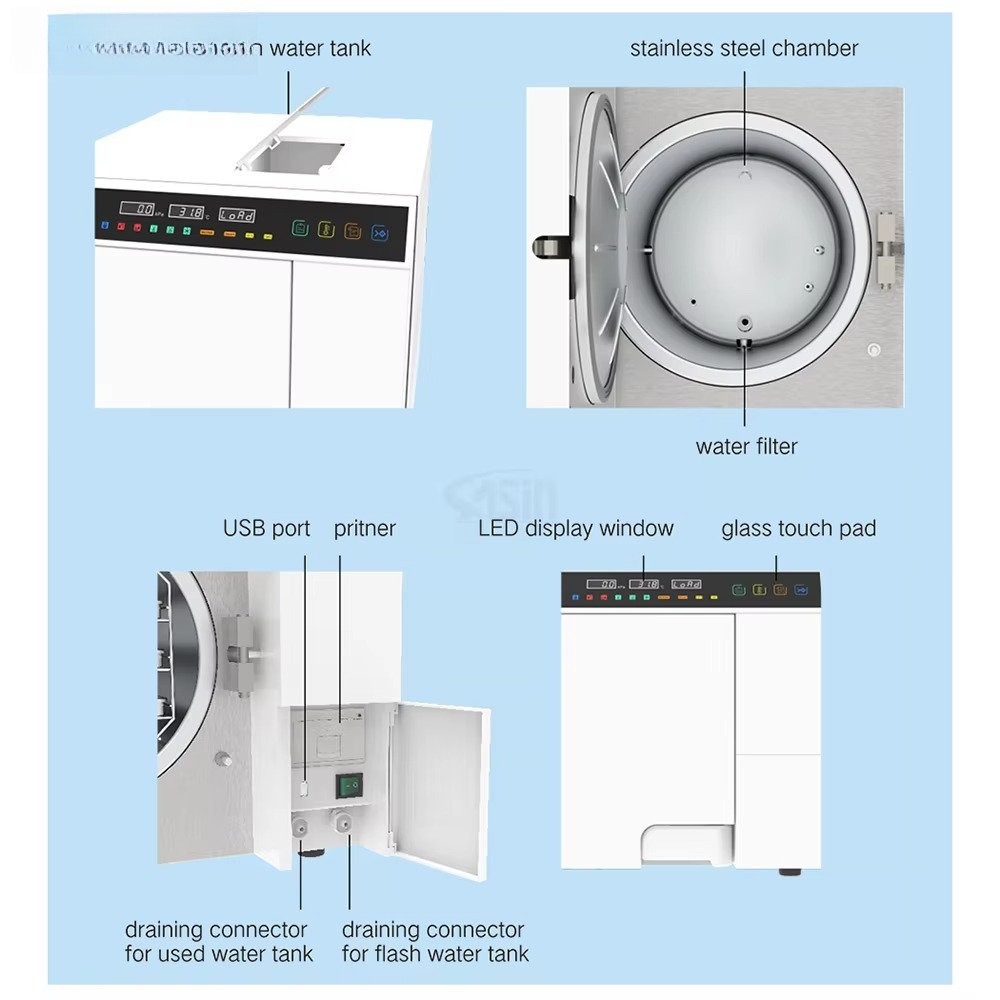 18L 23L Diş Sterilizasyon Ciha - Dental Autoclave Sterilizer 18L incelemesi ve fiyatı